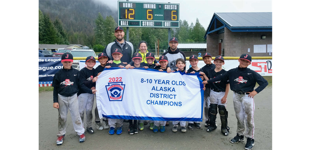 2022 Minors Baseball District Champs